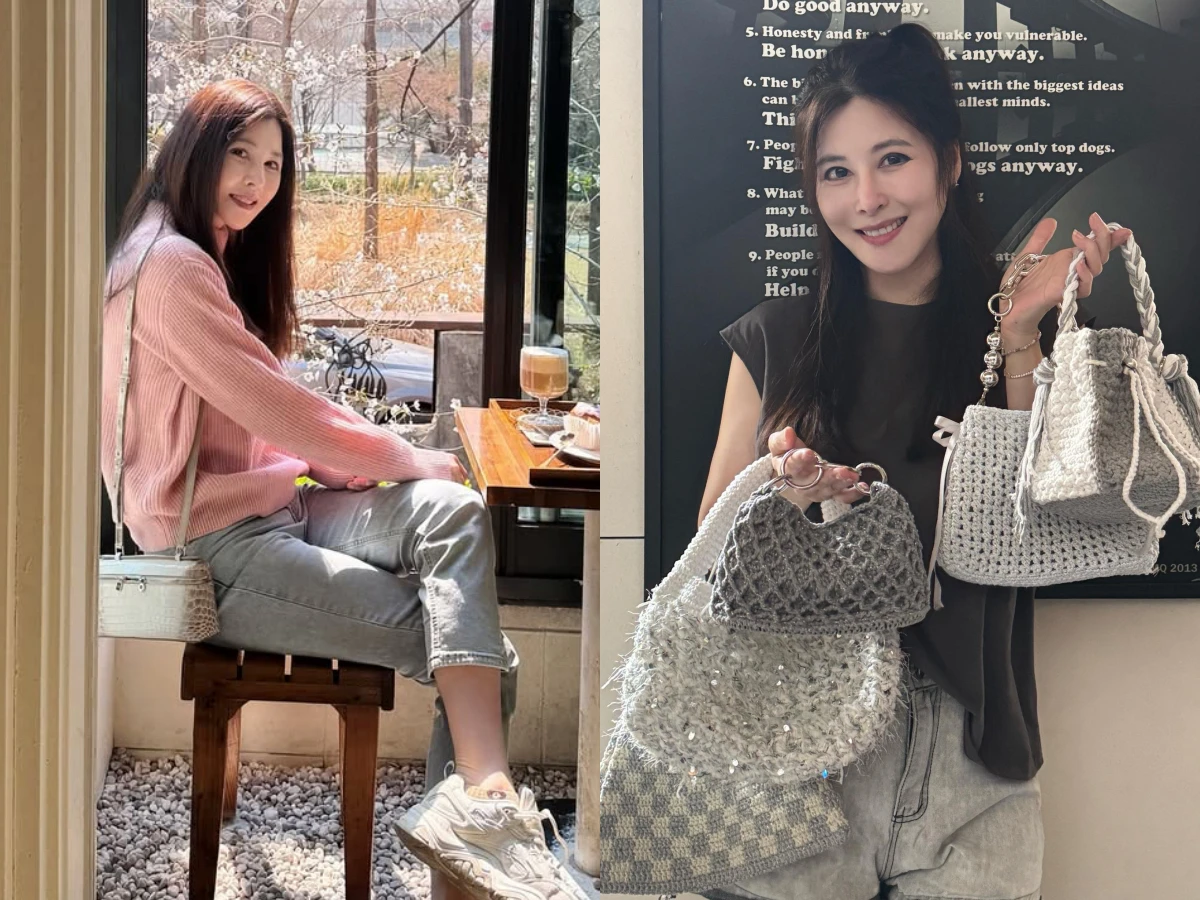 穆熙妍揹Loro Piana 也穿FILA！低調貴氣，被譽為最沒有架子的百億千金！