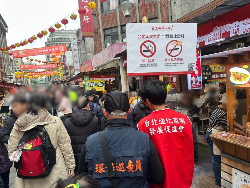 北市年貨大街聯合稽查 (圖)