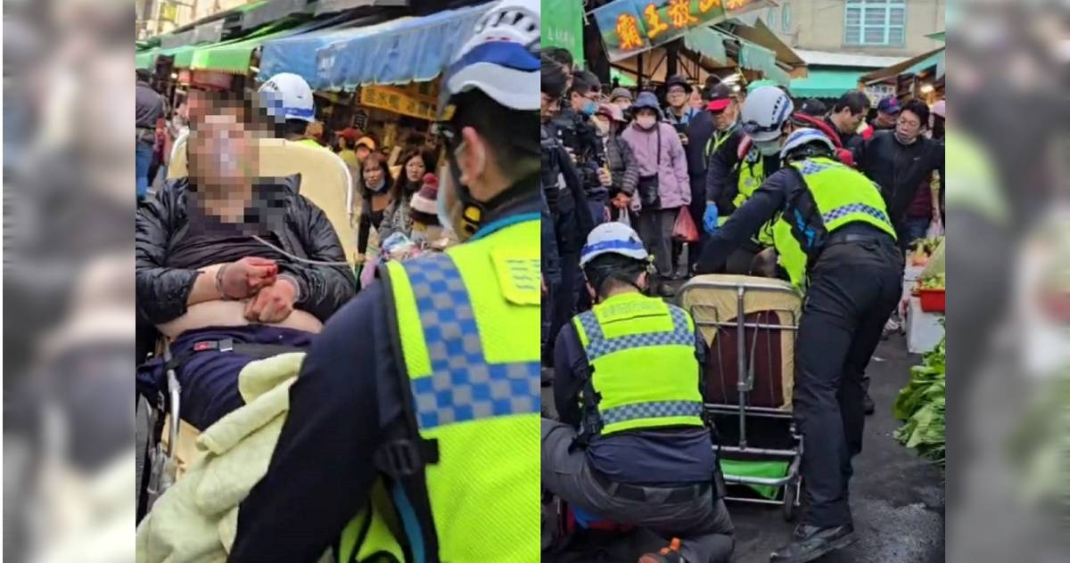 圍觀民眾怒：救他幹嘛！　男苗南市場砍...